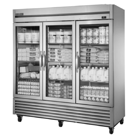 True Mfg. - General Foodservice TS-72G-HC~FGD01 - Refrigerator, Reach-in, Three-section