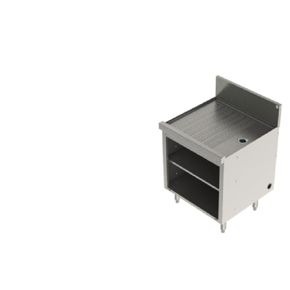 Perlick TSF16SC - Underbar Storage Cabinet 16"W X 24"D, 4" Or 6"H Backsplash With 1" Return At Top