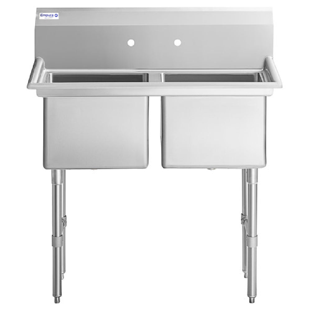 Empura Stainless EHD21818 Sink (2) Compartment Heavy Duty