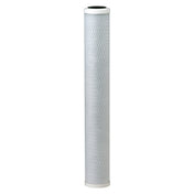 White CG53-20 water filter cartridge featuring a textured surface and submicron carbon block design