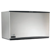 Stainless steel Scotsman C1448SW-32 cube style ice maker with sleek rectangular design