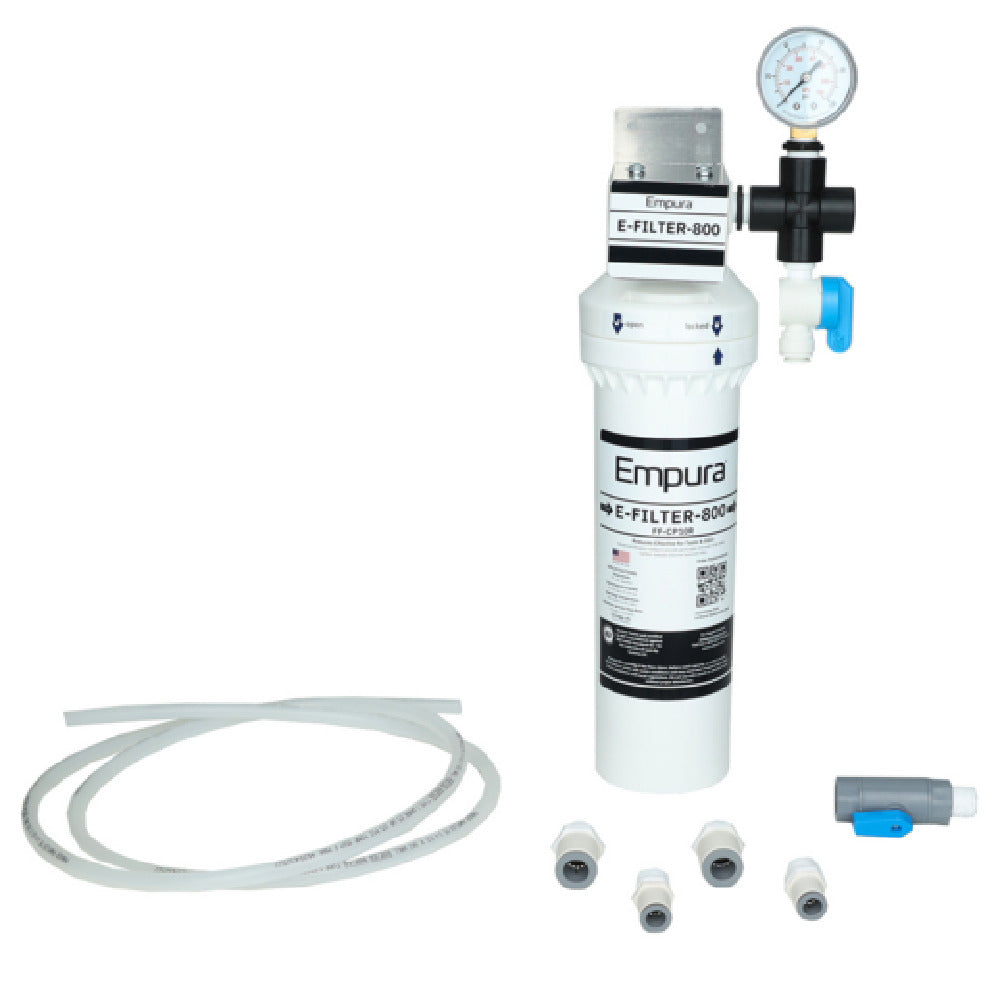 Empura E-FILTER-800 - Water Filtration System, 4.25"W X 5"D X 16"H, (1) Unit System