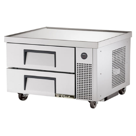 True Mfg. - General Foodservice TRCB-36-HC - Refrigerated Chef Base, 36-3/8"W, One-piece 300 Series 18 Gauge Stainless Steel Top With V Edge