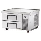 True Mfg. - General Foodservice TRCB-36 - Refrigerated Chef Base, 36-3/8"W, One-piece 300 Series 18 Gauge Stainless Steel Top With V Edge