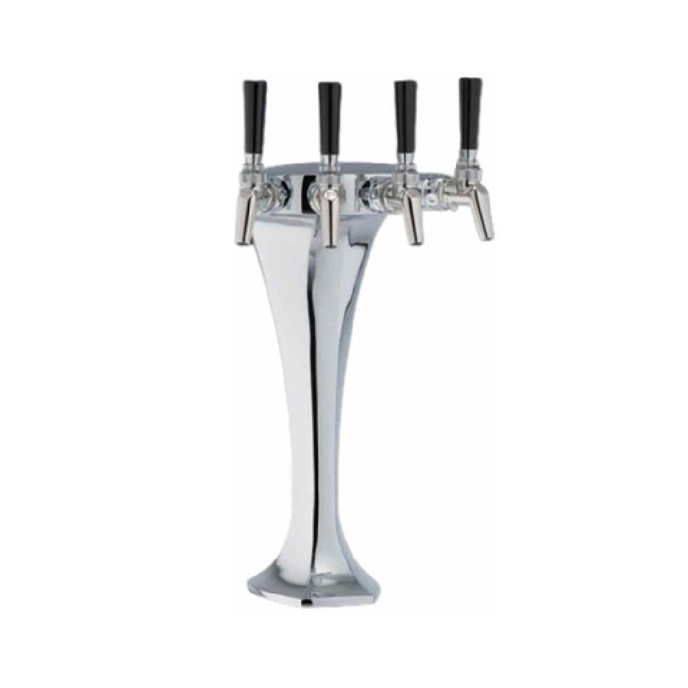 Perlick 4085-1B - Cobra Draft Beer Tower, Countertop, 4-3/4"W X 16-1/2"H