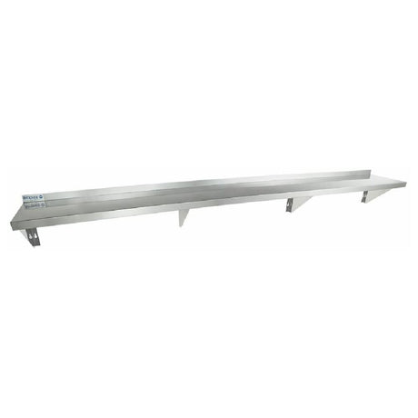 Stainless steel Empura Wall Mount Storage Shelf with brackets for efficient organization