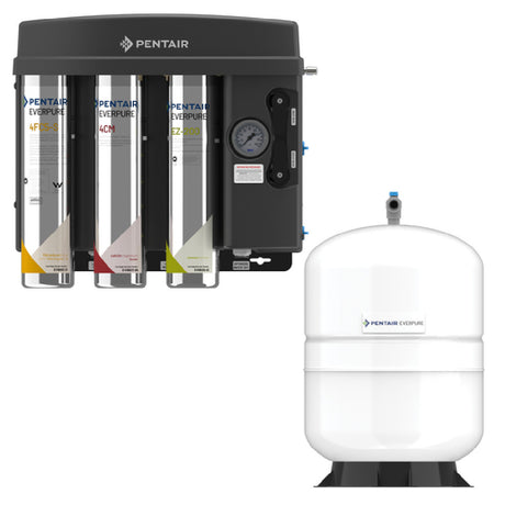 Everpure EZ-RO 200/5G-BL EZ-RO Reverse Osmosis System Combines RO Water & Mineral-addition Followed By A Precision Blend Valve For Variable TDS Adjustment To Produce Up To 200 Gpd