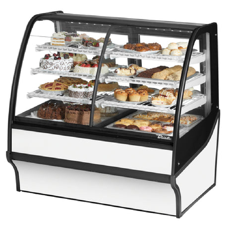 True Mfg. - Specialty Display TDM-DZ-48-GE/GE-S-W - Display Merchandiser, Dual Zone (dry/refrigerated)