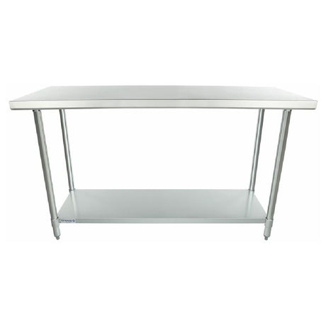 Stainless Steel Work Table with Undershelf for Empura Standard Duty Work Table 24 x 60 Inches