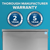Atosa HD350-AP-161 Hotel Ice Machine & Dispenser Full Cube Ice 23"W X 29-1/2"D X 70-9/10"H