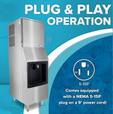 Atosa HD350-AP-161 Hotel Ice Machine & Dispenser Full Cube Ice 23"W X 29-1/2"D X 70-9/10"H