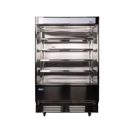 Atosa AOM-50B Open Air Merchandiser 51-2/5"W X 28"D X 83"H 16.5 Cubic Capacity