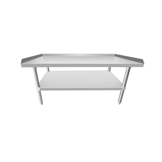 Atosa ATSE-3048 MixRite Equipment Stand 48"W X 30"D X 24"H Stainless Steel Top With Upturn On Rear & Sides