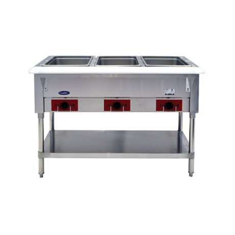 Atosa CSTEA-3C CookRite Steam Table Electric Dry Or Wet Heat