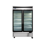 Atosa MCF8707GR Refrigerator Merchandiser Two-section 54-2/5"W X 31-7/10"D X 83-1/10"H