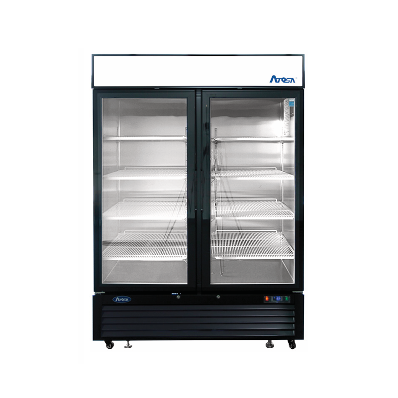 Atosa MCF8723GR Refrigerator Merchandiser Two-section 54-3/8"W X 31-1/2"D X 81-1/5"H