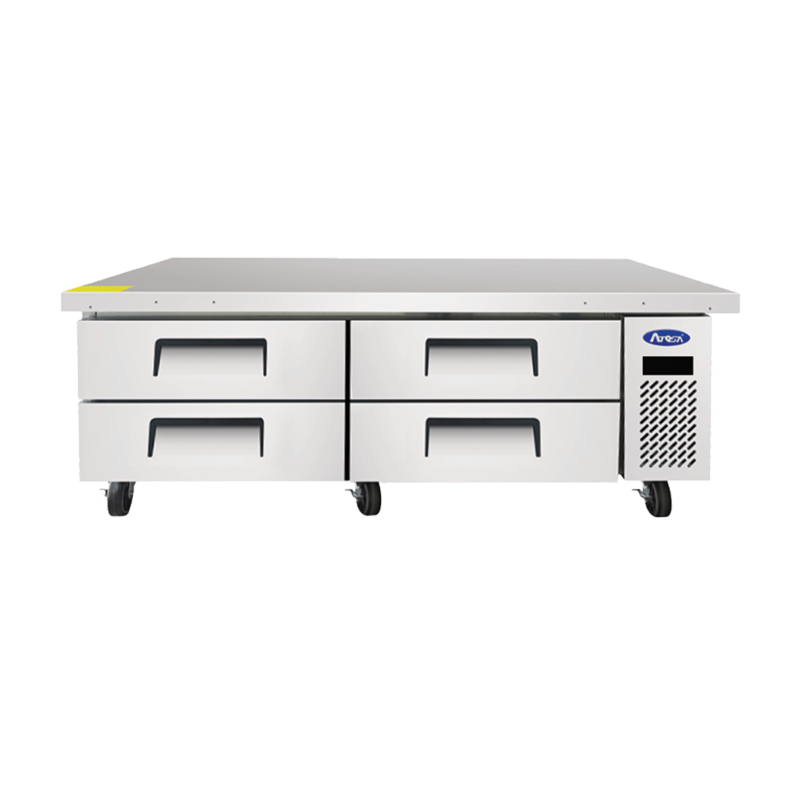 Atosa MGF8453GR Atosa Chef Base With Extended Top Two-section 72-1/2"W X 33"D X 26-3/5"H