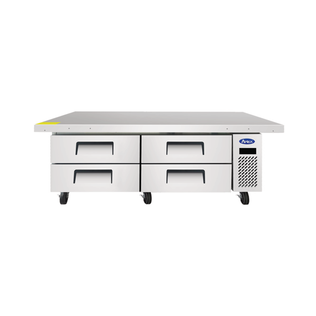 Atosa MGF8454GR Atosa Chef Base With Extended Top Two-section 76"W X 33"D X 26-3/5"H