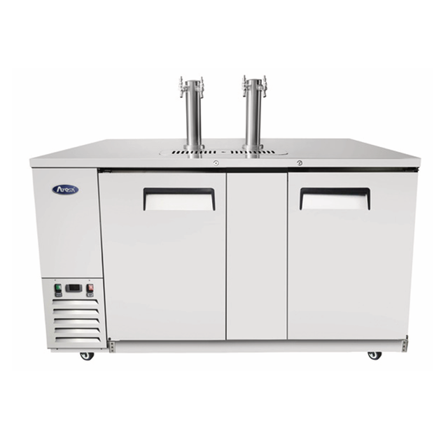 Atosa MKC68GR Atosa Draft Beer Cooler 68"W X 28-1/10"D X 55-3/5"H Side-mounted Self-contained Refrigeration