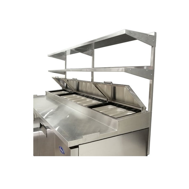 Atosa MROS-44P Overshelf Double For Pizza Prep Table