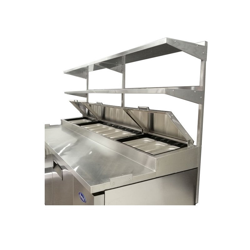 Atosa MROS-93P Overshelf Double For Pizza Prep Table