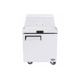 Atosa MSF8301GR Atosa Sandwich/Salad Top Refrigerator One-section 27-1/2"W X 30"D X 41-3/8"H