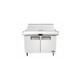 Atosa MSF8306GR Atosa Sandwich/Salad Mega Top Refrigerator Two-section