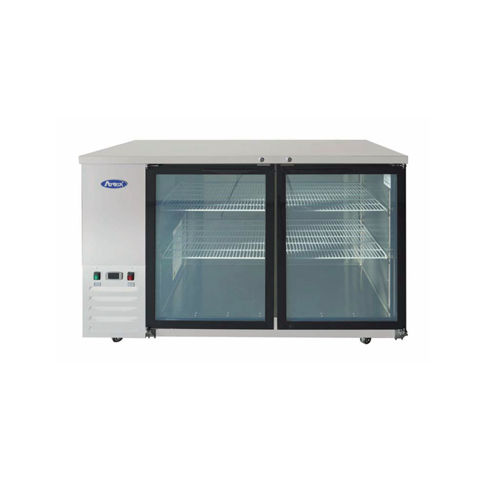 Atosa SBB59GGRAUS1 Atosa Back Bar Cooler Shallow Depth Two-section