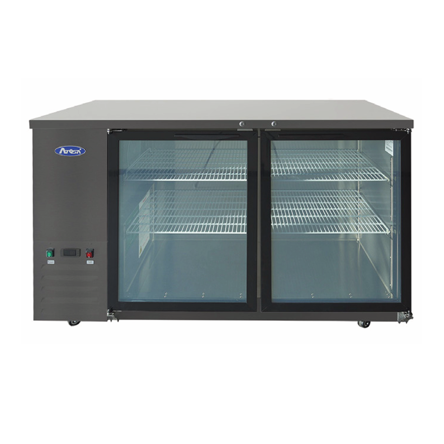 Atosa SBB59GGRAUS2 Atosa Back Bar Cooler Shallow Depth Two-section