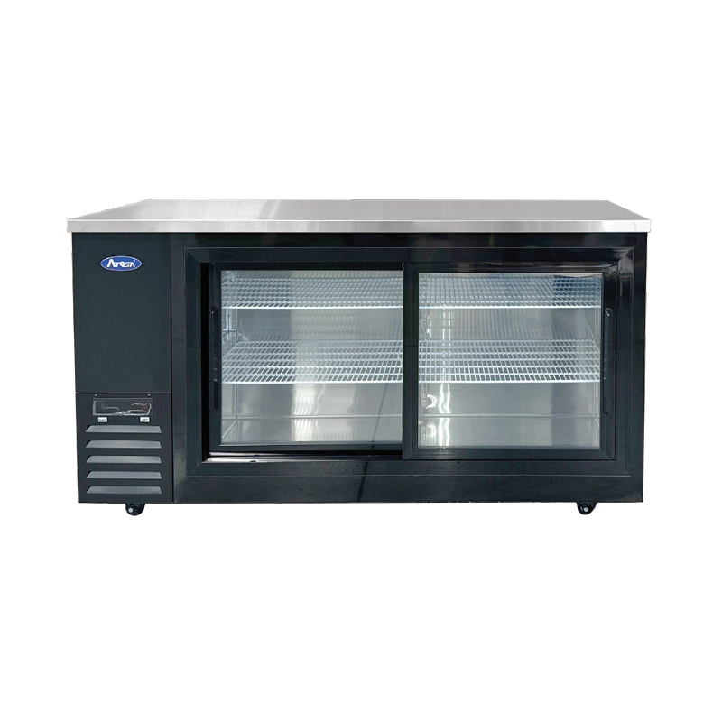 Atosa SBB69SGGRAUS2 Atosa Back Bar Cooler Shallow Depth Two-section