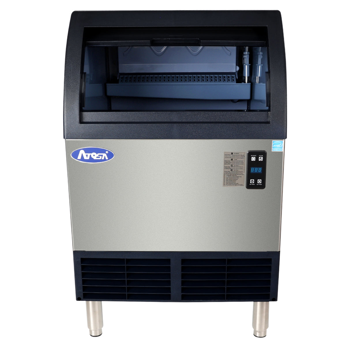 Atosa YRU0140A-161 Ice Machine 24"W 140 Lb Production Per 24 Hours