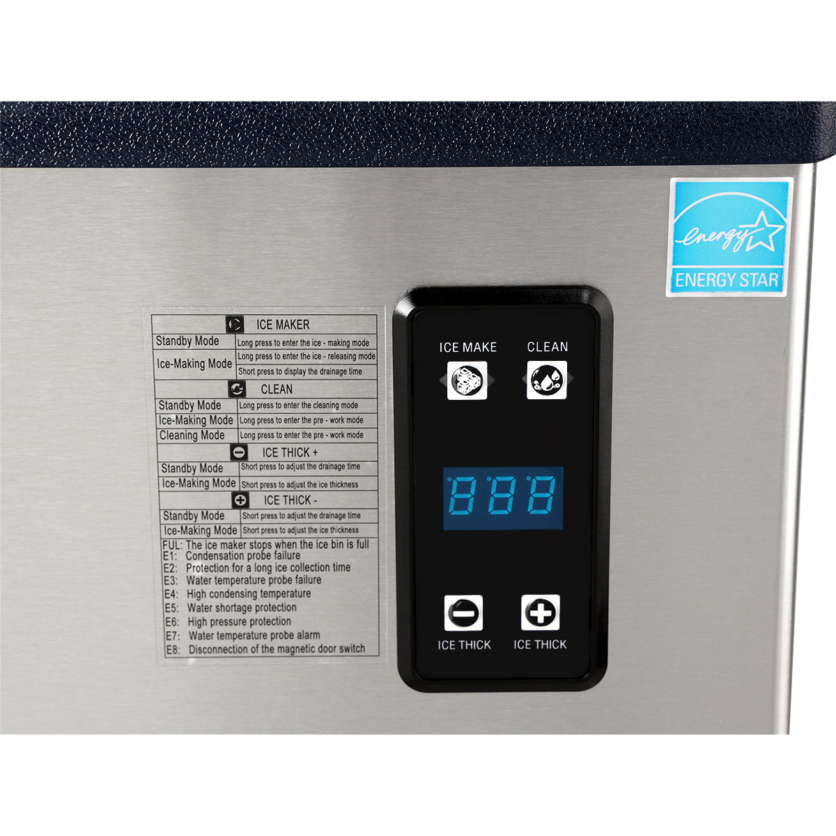Atosa YRU0140A-161 Ice Machine 24"W 140 Lb Production Per 24 Hours