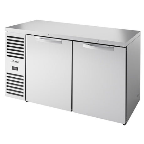 True Mfg. - Premier Bar TBR60-RISZ1-L-S-SS-1 - Refrigerated Back Bar Cooler, Two-section