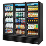 True Mfg. - General Foodservice FLM-81~TSL01_BL - Full Length Refrigerated Merchandiser