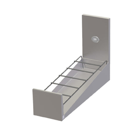 Perlick TSCE12SSR - Tobin Ellis Signature Slanted Liquor Rack, 12"W, Holds (18) 3-3/4" Dia. Bottles