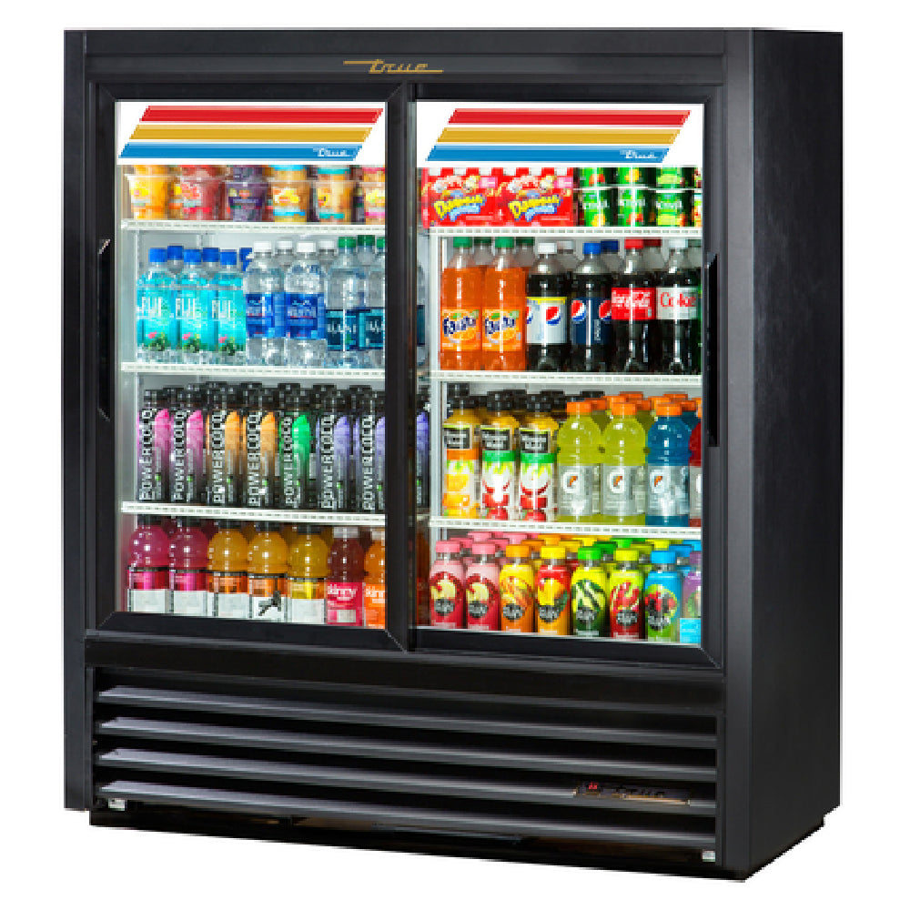 True Mfg. - Specialty Display GDM-41SL-54-HC-LD_BL - Convenience Store Cooler, Two-section