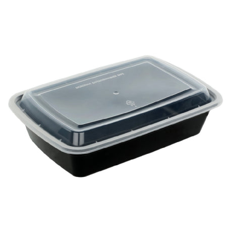 Empura RSL-988 - Microwavable Togo Container, 8.78"W X 6.1"D X 1.9"H, 38 Oz Capacity
