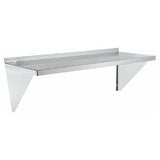 Stainless Steel Wall-Mounted Shelf with Raised Back Edge for 1848WS16G Wall Mount Storage