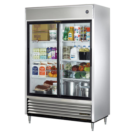 True Mfg. - General Foodservice TSD-47G-HC-LD - Refrigerator, Reach-in, (2) Glass Sliding Doors