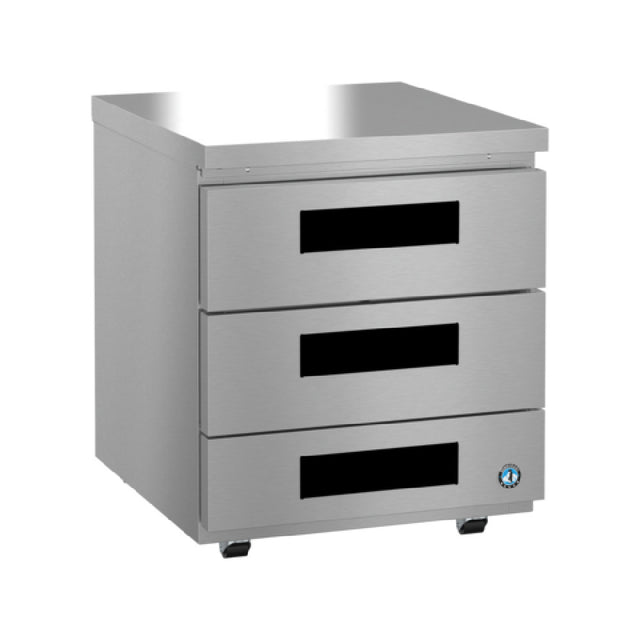 Hoshizaki UR27B-LPD3 Undercounter Refrigerator Low Profile With Drawers Reach-in