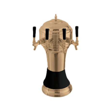 Perlick 4056BK4B - Roma Draft Beer Tower, Countertop, 8-1/8" Diameter X 20-1/2"H