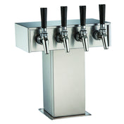 Perlick 3780-2BPC Tee Tower Stainless Steel With Polished Chrome Finish Air-cooled