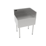 Perlick TS24LIC TS Series Underbar Corner Drainboard Left Inside Corner 24"W X 18-9/16"D