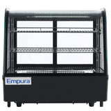 Empura E-RCDC-28B - Refrigerated Display Case, Countertop, 27.6"W × 22.3"D × 27"H