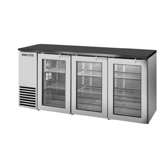 True Refrigeration TBB24-72-3G-Z1-BST-S-1 Back Bar Cooler Two-section