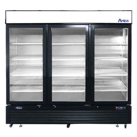 Atosa USA, Inc. MCF8724GR - Refrigerator Merchandiser, Three-section, 81-9/10"W X 31-1/2"D X 81-1/5"H