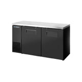True Mfg. - General Foodservice TBB24-60-2S-Z1-SFT-B-1 - Back Bar Cooler, Two-section