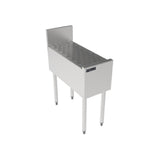 Perlick TSCE12DB - TSCE Series Underbar Drainboard, 12"W X 27-5/8"D, Pitched Drainboard Top