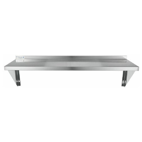 Empura Stainless 1548WS18G Standard Duty Empura Wall Mount Storage Shelf 15" X 48" 18GA 430S/S Shelf And Brackets