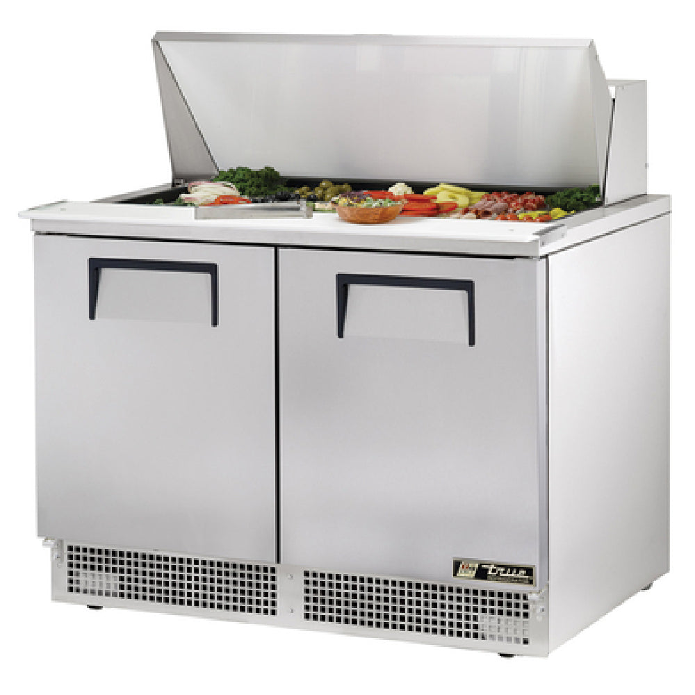 True Mfg. - General Foodservice TFP-48-18M - Sandwich/Salad Unit, Two-section, Rear Mounted Self-contained Refrigeration